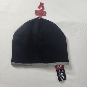 Chaps Black Knit Beanie